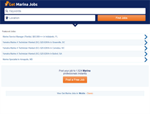 Tablet Screenshot of getmarinajobs.com